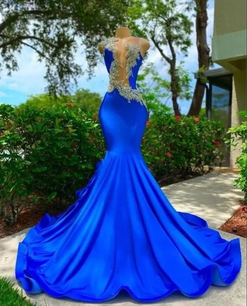 royal blue o neck long prom dresses for black girls 2023 applique aso ebi mermaid evening birthday gowns robe de bal
royal blue o neck long prom dresses for black girls 2023 applique aso ebi mermaid evening birthday gowns robe de bal