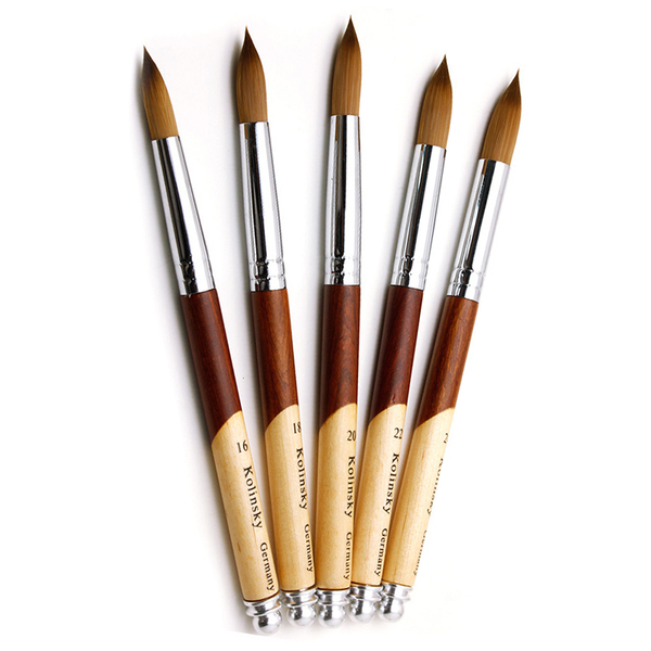 nail brush flat round kolinsky sable nail art gel brush gel builder manicure tool with wood handle nail brushes mjb001, Yellow
nail brush flat round kolinsky sable nail art gel brush gel builder manicure tool with wood handle nail brushes mjb001, Yellow