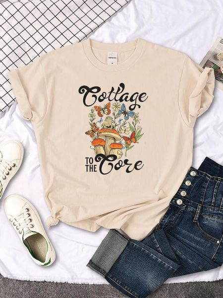 women's t shirts cottagecore aesthetics with frog mushroom floral womens fashion soft t-shirt sport casual short sleeve harajuku tshirt, White
women's t shirts cottagecore aesthetics with frog mushroom floral womens fashion soft t-shirt sport casual short sleeve harajuku tshirt, White