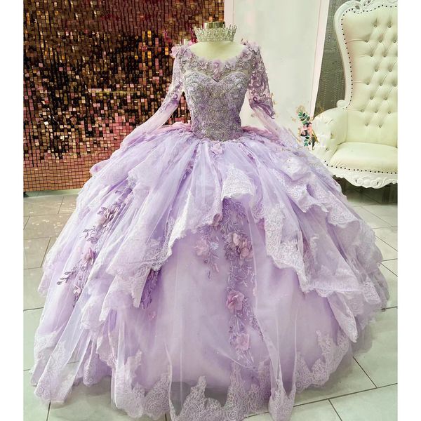 light purple quinceanera dresses for sweet 16 girls princess ball gowns 3d flowers beads corest vestidos de 15 anos, Blue;red
light purple quinceanera dresses for sweet 16 girls princess ball gowns 3d flowers beads corest vestidos de 15 anos, Blue;red