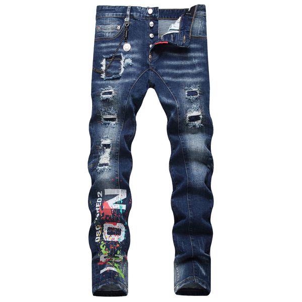 designer jeans pants mens denim embroidery fashion holes trouser us size hip hop distressed zipper trousers for male sell 097, Black;brown
designer jeans pants mens denim embroidery fashion holes trouser us size hip hop distressed zipper trousers for male sell 097, Black;brown