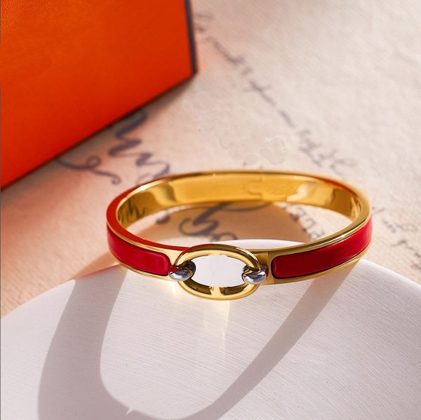 bangle bracelet, pig nose bracelet, various colors, with box, women's channel jewelry, Black
bangle bracelet, pig nose bracelet, various colors, with box, women's channel jewelry, Black