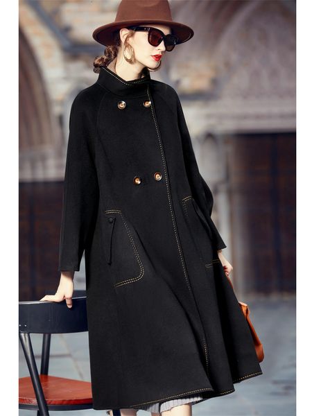 jackets highend doublesided cashmere women's autumnwinter midlength tweed coat 230215, Black;brown
jackets highend doublesided cashmere women's autumnwinter midlength tweed coat 230215, Black;brown