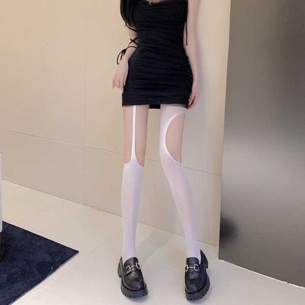 leggings for women new net socks ultra thin minority pure desire one sock irregular hole black silk asymmetric sling hollowed out connection, Black;white
leggings for women new net socks ultra thin minority pure desire one sock irregular hole black silk asymmetric sling hollowed out connection, Black;white