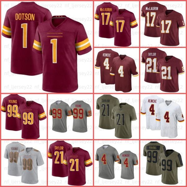 1 jahan dotson football jerseys brian robinson jr chase young terry mclaurin taylor heinicke jonathan allen carson wentz sam howell, Black;red
1 jahan dotson football jerseys brian robinson jr chase young terry mclaurin taylor heinicke jonathan allen carson wentz sam howell, Black;red