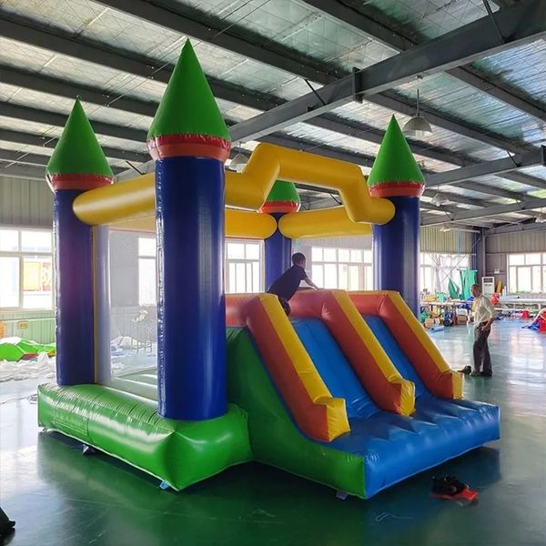 commercial trampolines pvc bounce house inflatable children's bounce castle with slide combination popular playground castle air blower
commercial trampolines pvc bounce house inflatable children's bounce castle with slide combination popular playground castle air blower
