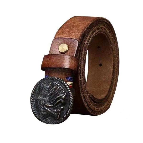 belts copper belt buckle cowhide retro belts for men and womenwashed vintage do old frosted leather smooth buckle 125cm j230216, Black;brown
belts copper belt buckle cowhide retro belts for men and womenwashed vintage do old frosted leather smooth buckle 125cm j230216, Black;brown