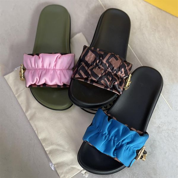 women signature sandals wide-band satin slippers designers slides pink tobacco-colored flats shoes gold ser with box 3162352, Black
women signature sandals wide-band satin slippers designers slides pink tobacco-colored flats shoes gold ser with box 3162352, Black