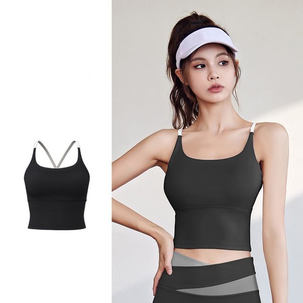 women's underwear yoga sports new high-elastic nude bra skin-friendly yoga vest spring and autumn sports fitness vest 03
women's underwear yoga sports new high-elastic nude bra skin-friendly yoga vest spring and autumn sports fitness vest 03