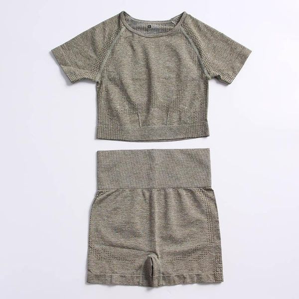 women yoga outfits quick-dry gym exercise clothes fashion pure color sports tights short-sleeved shorts suit
women yoga outfits quick-dry gym exercise clothes fashion pure color sports tights short-sleeved shorts suit
