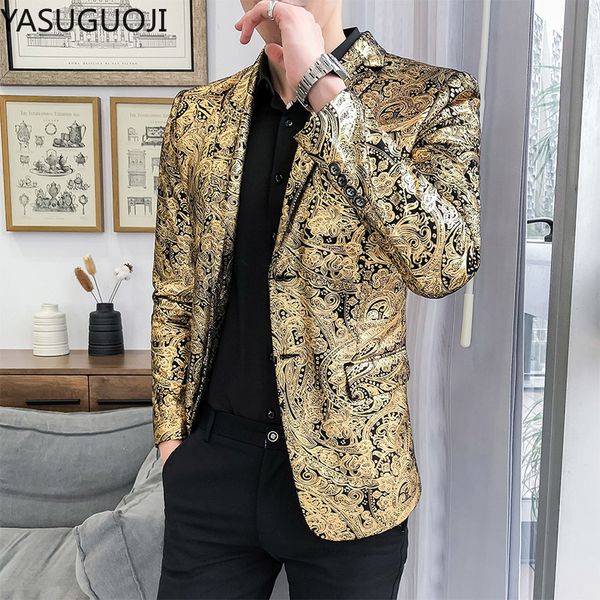 mens suits blazers yasuguoji men golden floral suit jackets fancy show costume party coats men wedding party blazer gentleman dance formal s, White;black
mens suits blazers yasuguoji men golden floral suit jackets fancy show costume party coats men wedding party blazer gentleman dance formal s, White;black