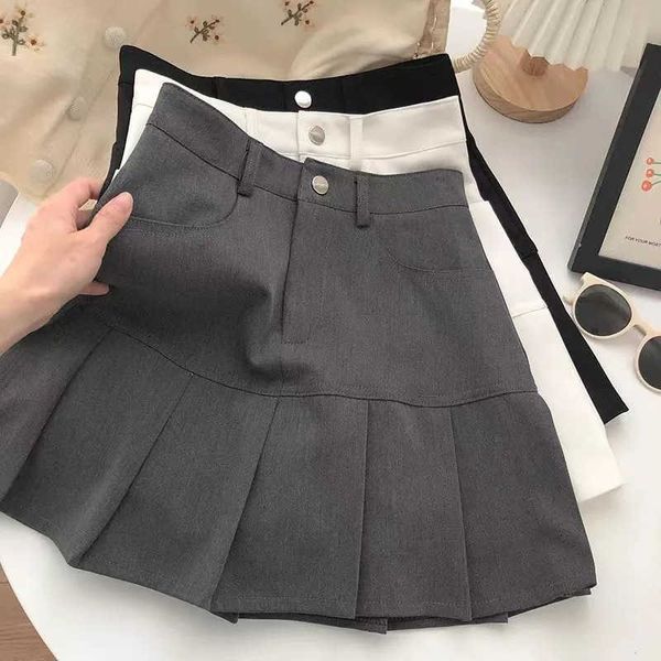 rimocy summer pleated a line skirts for women 2023 preppy style high waist mini woman button streetwear short mujer skirt, Black
rimocy summer pleated a line skirts for women 2023 preppy style high waist mini woman button streetwear short mujer skirt, Black