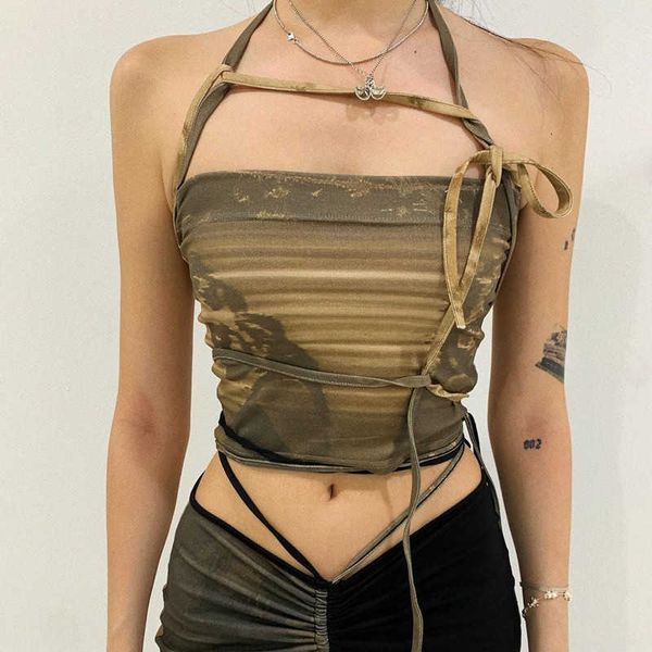 women's tanks camis 2021 camouflage print sleeveless crop for women bandage backless tie up halter y2k summer fashion clothing j230216, White
women's tanks camis 2021 camouflage print sleeveless crop for women bandage backless tie up halter y2k summer fashion clothing j230216, White