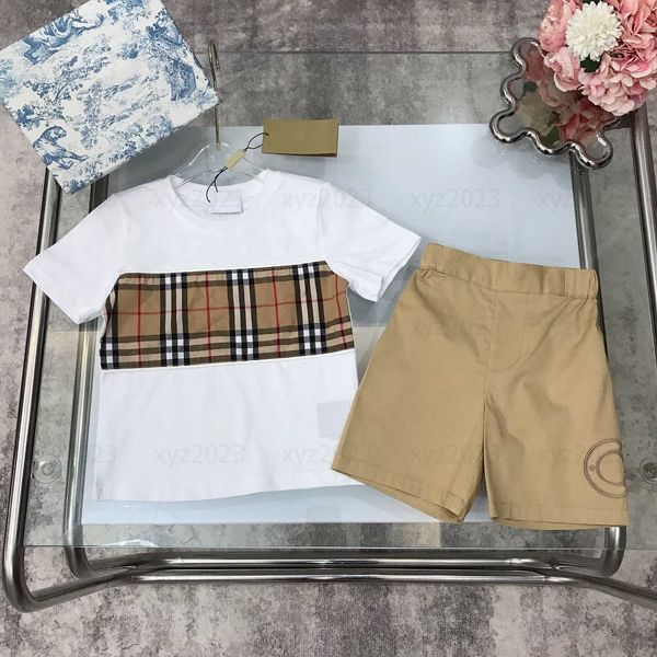 kids dress child sets baby clothes summer 2pcs checked t-shirt and shorts tracksuit athletic not easily deformed size 100-150 cm, White
kids dress child sets baby clothes summer 2pcs checked t-shirt and shorts tracksuit athletic not easily deformed size 100-150 cm, White