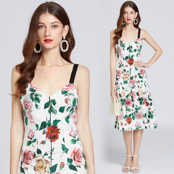 2023 summer floral printed dresses robe women designer sleeveless suspender strap club prom dress casual vacation ladies cute slim fit styli, Black;gray
2023 summer floral printed dresses robe women designer sleeveless suspender strap club prom dress casual vacation ladies cute slim fit styli, Black;gray