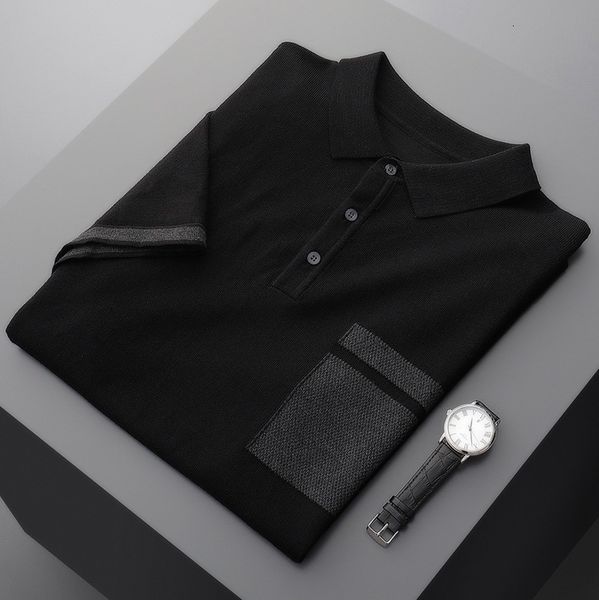 men's polos quality luxury lapel knitted tshirt men's spring and summer trend color matching slim polo short sleeved sweater 23021, White;black
men's polos quality luxury lapel knitted tshirt men's spring and summer trend color matching slim polo short sleeved sweater 23021, White;black