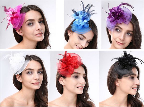 bride feather hat mesh headdress celebrity banquet fedora party performance hair accessories evening fascinator accessories, White
bride feather hat mesh headdress celebrity banquet fedora party performance hair accessories evening fascinator accessories, White