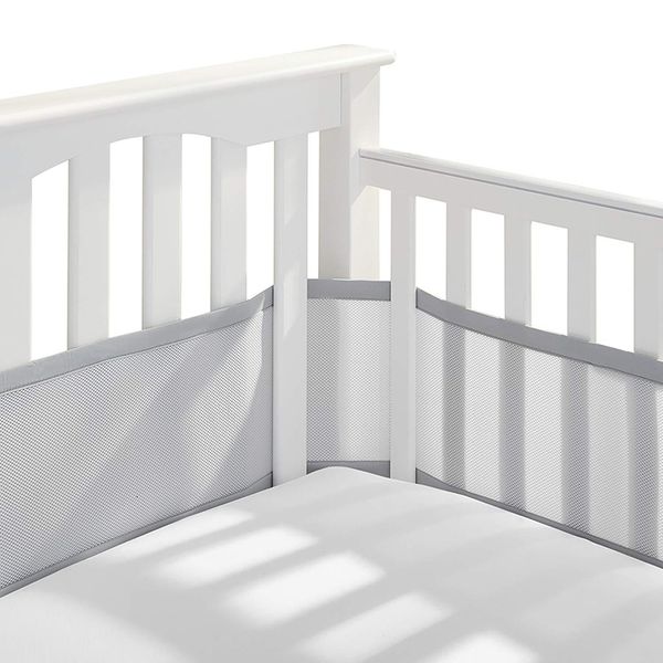 bed rails breathable 4m baby classic crib liner anti-collision bumper non-padded cradle protector cushion washable mesh cloth bed braid 2302
bed rails breathable 4m baby classic crib liner anti-collision bumper non-padded cradle protector cushion washable mesh cloth bed braid 2302