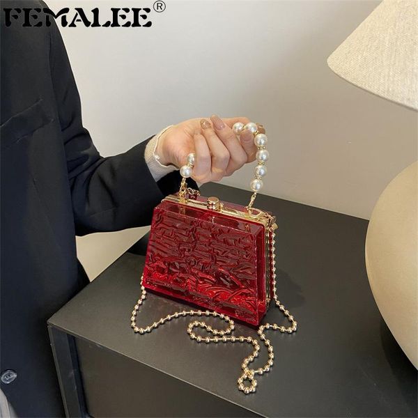 shoulder bags acrylic transparent trapezoid clutch pack women messenger handbag pearl chain
shoulder bags acrylic transparent trapezoid clutch pack women messenger handbag pearl chain