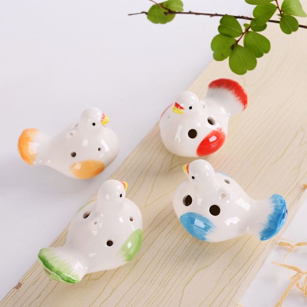 1pc color painting ocarina flute cute 6 hole dove soprano ac ceramic mini piccolo kid's toy orff musical instruments
1pc color painting ocarina flute cute 6 hole dove soprano ac ceramic mini piccolo kid's toy orff musical instruments