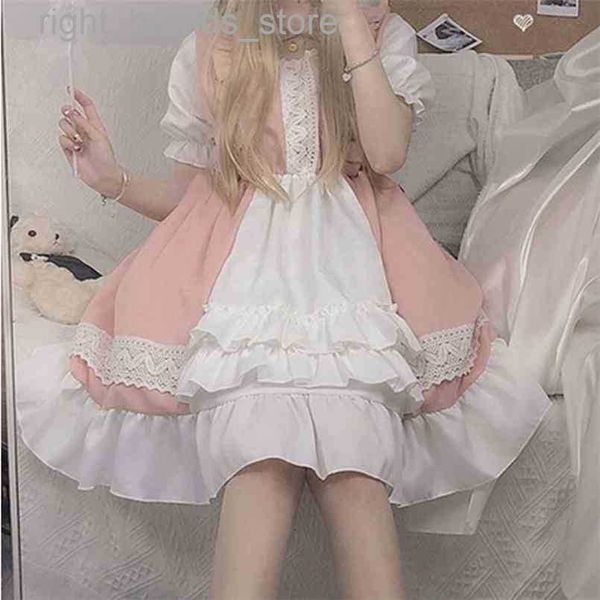 casual dresses qweek kawaii lolita maid dress pink goth gothic birthday party puff sleeve japanese harajuku ruffle lace-up soft girls0216v23, Black;gray
casual dresses qweek kawaii lolita maid dress pink goth gothic birthday party puff sleeve japanese harajuku ruffle lace-up soft girls0216v23, Black;gray