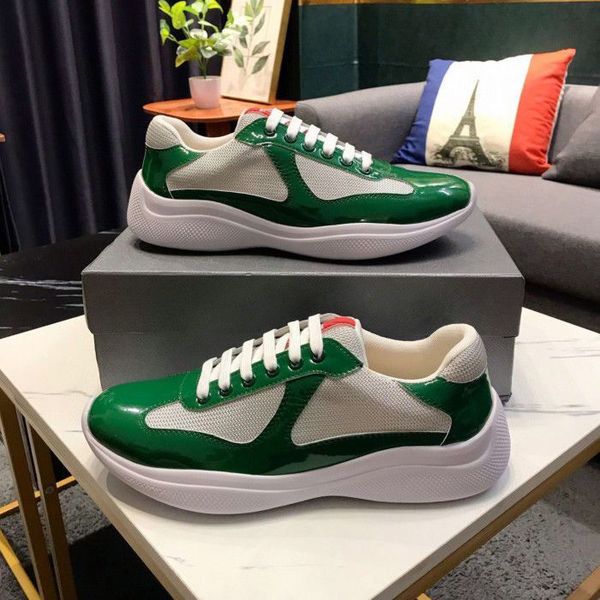 luxury men's casual sneaker shoes american cup technical fabric man black red sneakers shoe patent leather lace up outdoor runner train
luxury men's casual sneaker shoes american cup technical fabric man black red sneakers shoe patent leather lace up outdoor runner train