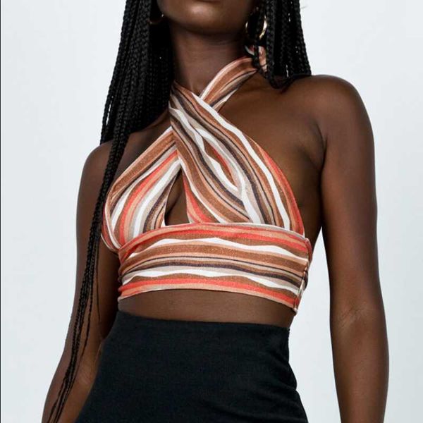 women's tanks camis summer striped crisscross halter boob wrap backless bandage crop women sleeveless summer mini tank vest beach j2302, White
women's tanks camis summer striped crisscross halter boob wrap backless bandage crop women sleeveless summer mini tank vest beach j2302, White