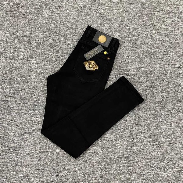 fashion black jeans men jeans medusa 3d embroidered trousers designer pants mens casual denim pants 661, Blue
fashion black jeans men jeans medusa 3d embroidered trousers designer pants mens casual denim pants 661, Blue