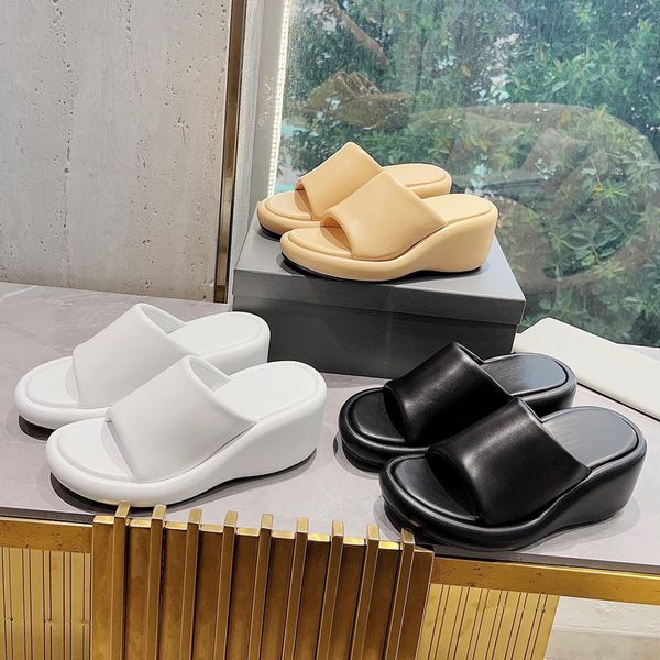 popular high heels sandals slippers thick soled sheepskin sandals simple classic fashion famous designer high heel shoes holiday beach slipp, Black
popular high heels sandals slippers thick soled sheepskin sandals simple classic fashion famous designer high heel shoes holiday beach slipp, Black