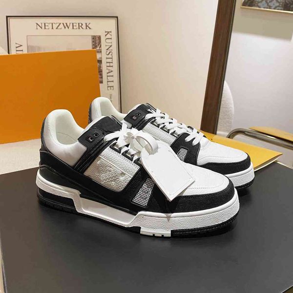 casual shoes men sneakers designer platform trainer canvas leather sneaker rubber vintage trainers denim monograms shoe stylist, Black
casual shoes men sneakers designer platform trainer canvas leather sneaker rubber vintage trainers denim monograms shoe stylist, Black