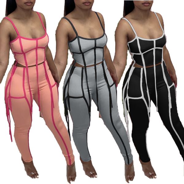 2023 designer two piece sets womens tracksuits summer tassels outfits sleeveless tank and pants casual outwork sportswear wholesale bulk ite, Gray
2023 designer two piece sets womens tracksuits summer tassels outfits sleeveless tank and pants casual outwork sportswear wholesale bulk ite, Gray