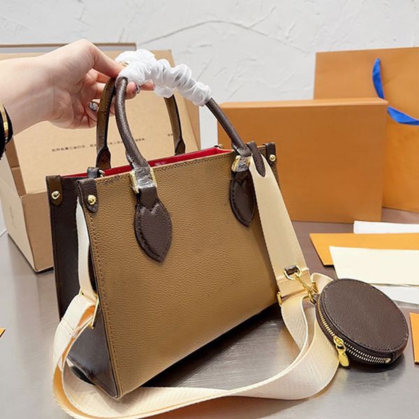 onthego tote bag new handbag purse women crossbody shoulder bags genuine leather removable wide strap old flower fashion letters 25cm 
onthego tote bag new handbag purse women crossbody shoulder bags genuine leather removable wide strap old flower fashion letters 25cm