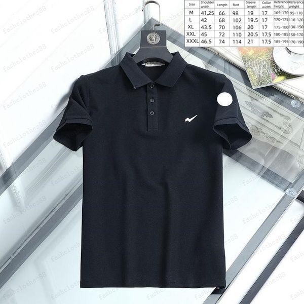 mens stylist polo shirts luxury new brand mens designer polo t shirt summer fashion breathable short-sleeved lapel casual 70mm, White;black
mens stylist polo shirts luxury new brand mens designer polo t shirt summer fashion breathable short-sleeved lapel casual 70mm, White;black