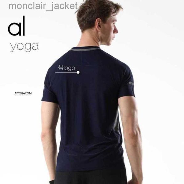 alos yoga sports men's short-sleeved t-shirt fitness suit quick-drying fabric breathable outdoor running sweat-absorbing men lululemens, White;black
alos yoga sports men's short-sleeved t-shirt fitness suit quick-drying fabric breathable outdoor running sweat-absorbing men lululemens, White;black