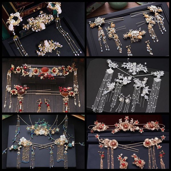 wedding hair jewelry chinese oil paint bridal head wear retro suit dragon and phoenix crown princess wedding tiara 230216, Slivery;golden
wedding hair jewelry chinese oil paint bridal head wear retro suit dragon and phoenix crown princess wedding tiara 230216, Slivery;golden