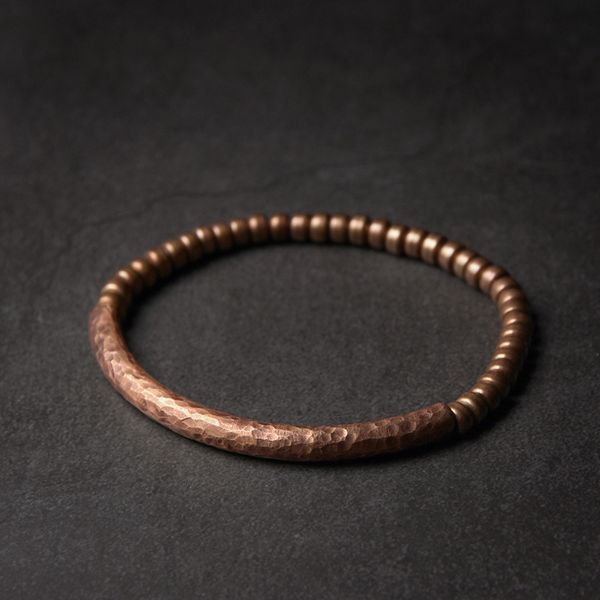 charm bracelets handmade hammered pure copper bracelet vintage artificial oxidized street rock style metal jewelry for men women 230215, Golden;silver
charm bracelets handmade hammered pure copper bracelet vintage artificial oxidized street rock style metal jewelry for men women 230215, Golden;silver