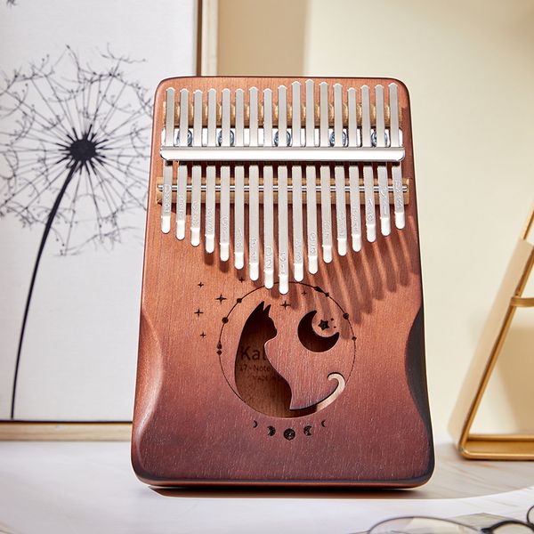 17 keys moon cats kalimba creative hollow out animals pattern mahogany wooden handmade students keyboard musical instruments hot
17 keys moon cats kalimba creative hollow out animals pattern mahogany wooden handmade students keyboard musical instruments hot