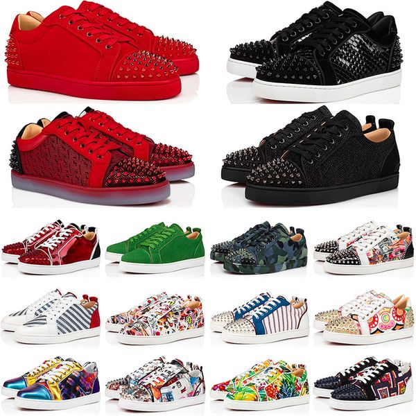 designer luxury casual christians shoes red black sneakers low cut suede spike shoes for men and women party wedding loafers crystal leather
designer luxury casual christians shoes red black sneakers low cut suede spike shoes for men and women party wedding loafers crystal leather