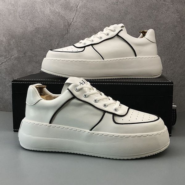 british designer wedding dress party shoes fashion white breathable board casual sneakers round toe thick bottom business driving walking lo, Black
british designer wedding dress party shoes fashion white breathable board casual sneakers round toe thick bottom business driving walking lo, Black