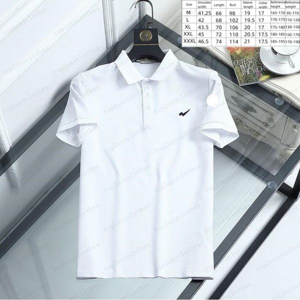 new mens stylist polo shirts luxury brand mens designer polo t shirt summer fashion breathable short-sleeved lapel casual bu8n, White;black
new mens stylist polo shirts luxury brand mens designer polo t shirt summer fashion breathable short-sleeved lapel casual bu8n, White;black
