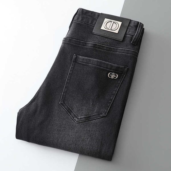 luxury light men's jeans autumn and winter thick pants korean version slim small straight stretch, Blue
luxury light men's jeans autumn and winter thick pants korean version slim small straight stretch, Blue