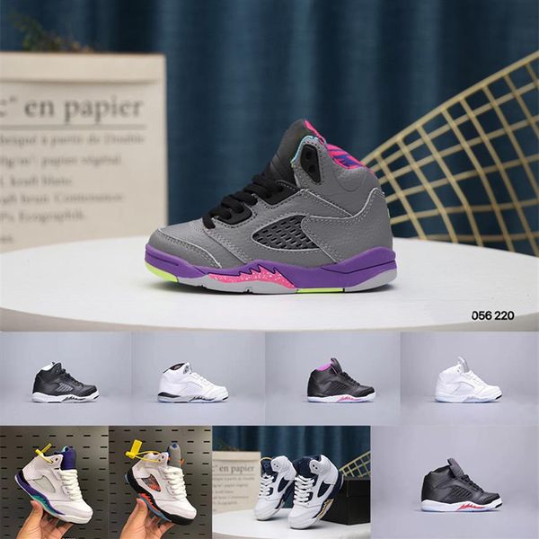 black kids j5s sneakers grape v trainer fresh prince international flight bel-air white cement basketball shoes children boy girls262y
black kids j5s sneakers grape v trainer fresh prince international flight bel-air white cement basketball shoes children boy girls262y
