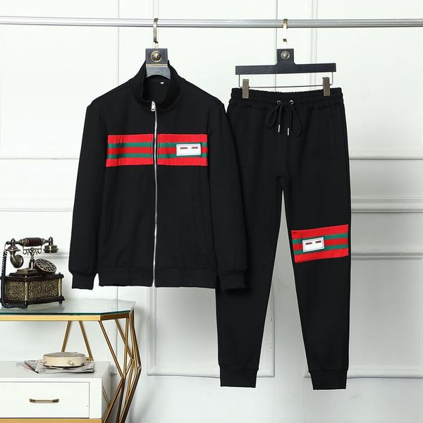 2023 spring designer men's tracksuits colpus sleeve letter side webbing stripe womens zipper stripe running suits patchwork pants 3bzx, Gray
2023 spring designer men's tracksuits colpus sleeve letter side webbing stripe womens zipper stripe running suits patchwork pants 3bzx, Gray
