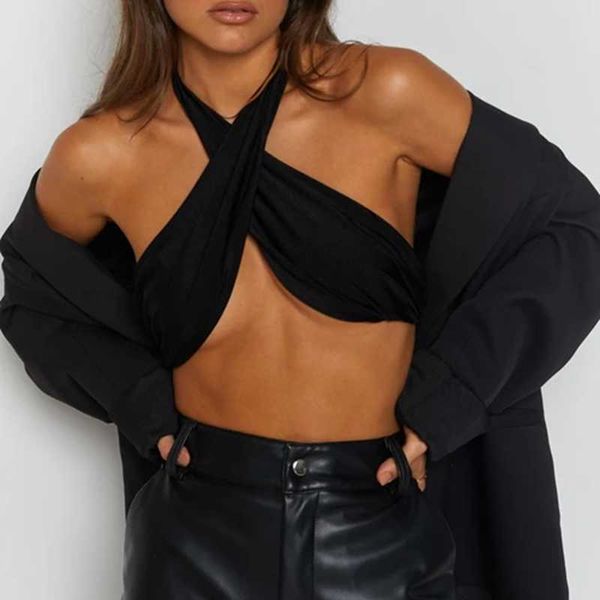 women's tanks camis chic women sleeveless slim fit backless cropped summer vest hollow out bandage halter tank club party clothes j2302, White
women's tanks camis chic women sleeveless slim fit backless cropped summer vest hollow out bandage halter tank club party clothes j2302, White
