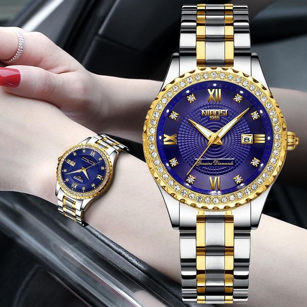 wristwatches nibosi luxury ladies watch women waterproof stainless steel strap women wristwatch brand bracelet clocks relogio feminino 23021, Slivery;brown
wristwatches nibosi luxury ladies watch women waterproof stainless steel strap women wristwatch brand bracelet clocks relogio feminino 23021, Slivery;brown