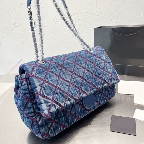 flap chain bags denim designer bag totes bag 19 crossbody leather luxury fashion shoulder handbags letter purse phone wallet metallic 43cm l
flap chain bags denim designer bag totes bag 19 crossbody leather luxury fashion shoulder handbags letter purse phone wallet metallic 43cm l