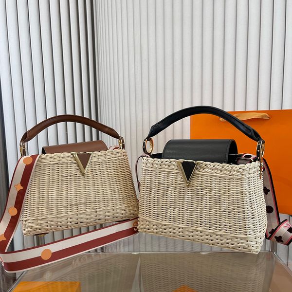 designer handbag for women panier straw bag knitting shoulder bags wicker capucines bb handbags crossbody woman basket shopping bag 2302161d
designer handbag for women panier straw bag knitting shoulder bags wicker capucines bb handbags crossbody woman basket shopping bag 2302161d