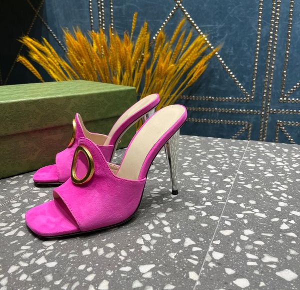 new style designer women half slippers 100% leather suede thick heels metal slides woman shoe beach lazy sandals high heeled shoes large siz, Black
new style designer women half slippers 100% leather suede thick heels metal slides woman shoe beach lazy sandals high heeled shoes large siz, Black