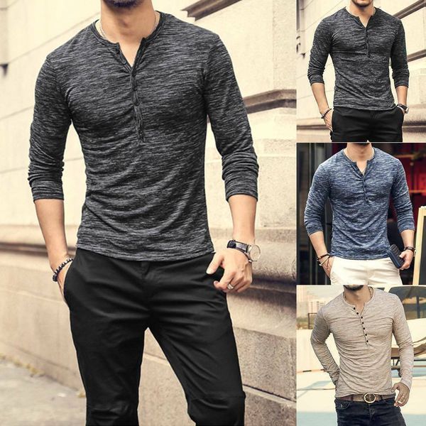 mens cotton muscle t-shirt slim fit tee long sleeve v neck casual blouse, White;black
mens cotton muscle t-shirt slim fit tee long sleeve v neck casual blouse, White;black