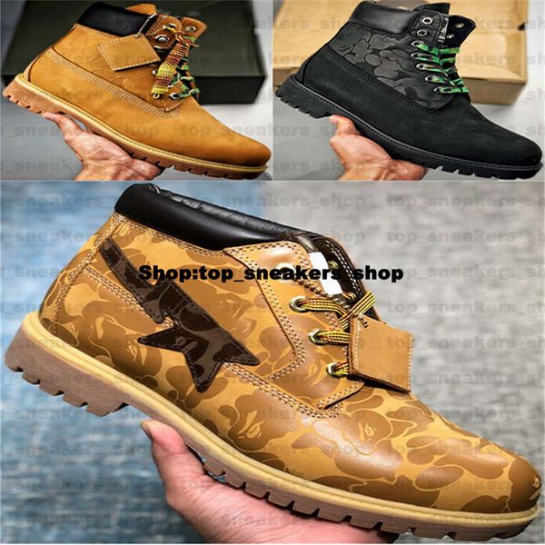 men casual a bathing ape wheat timberiand chukka boots shoes us 5 women bapestas zapatos size 11 hiking boot bapesta martin yellow designer, Black
men casual a bathing ape wheat timberiand chukka boots shoes us 5 women bapestas zapatos size 11 hiking boot bapesta martin yellow designer, Black